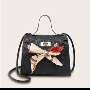 Twilly Scarf Pebble Detail Satchel Bag